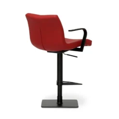 Hot Sale 👍 C07 Kent Adjustable Counter and Bar Stool 🌟 -Table Gleam Sales C07 0003 C07 18C370ADJ BK RD 04