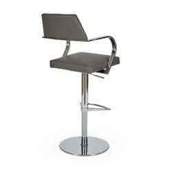 Best deal ✨ C07 Tovi Adjustable Counter and Bar Stool 🔔 -Table Gleam Sales C07 16C344GHB CH GY 04