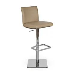 Buy 🛒 C07 Alma Adjustable Counter and Bar Stool 🌟 -Table Gleam Sales C07 16C475ADJ CH LAT 04