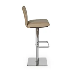 Buy 🛒 C07 Alma Adjustable Counter and Bar Stool 🌟 -Table Gleam Sales C07 16C475ADJ CH LAT 05