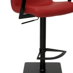 Hot Sale 👍 C07 Kent Adjustable Counter and Bar Stool 🌟 -Table Gleam Sales C07 18C370ADJ BK RD 5