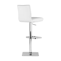 Buy 🛒 C07 Alma Adjustable Counter and Bar Stool 🌟 -Table Gleam Sales C07 18C457ADJ CH WH 02