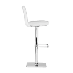 Buy 🛒 C07 Alma Adjustable Counter and Bar Stool 🌟 -Table Gleam Sales C07 18C457ADJ CH WH 03