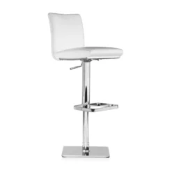 Buy 🛒 C07 Alma Adjustable Counter and Bar Stool 🌟 -Table Gleam Sales C07 18C457ADJ CH WH 04