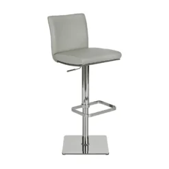 Buy 🛒 C07 Alma Adjustable Counter and Bar Stool 🌟 -Table Gleam Sales C07 19C475ADJ CH GY 02