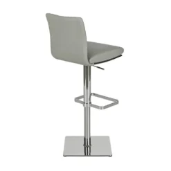 Buy 🛒 C07 Alma Adjustable Counter and Bar Stool 🌟 -Table Gleam Sales C07 19C475ADJ CH GY 04