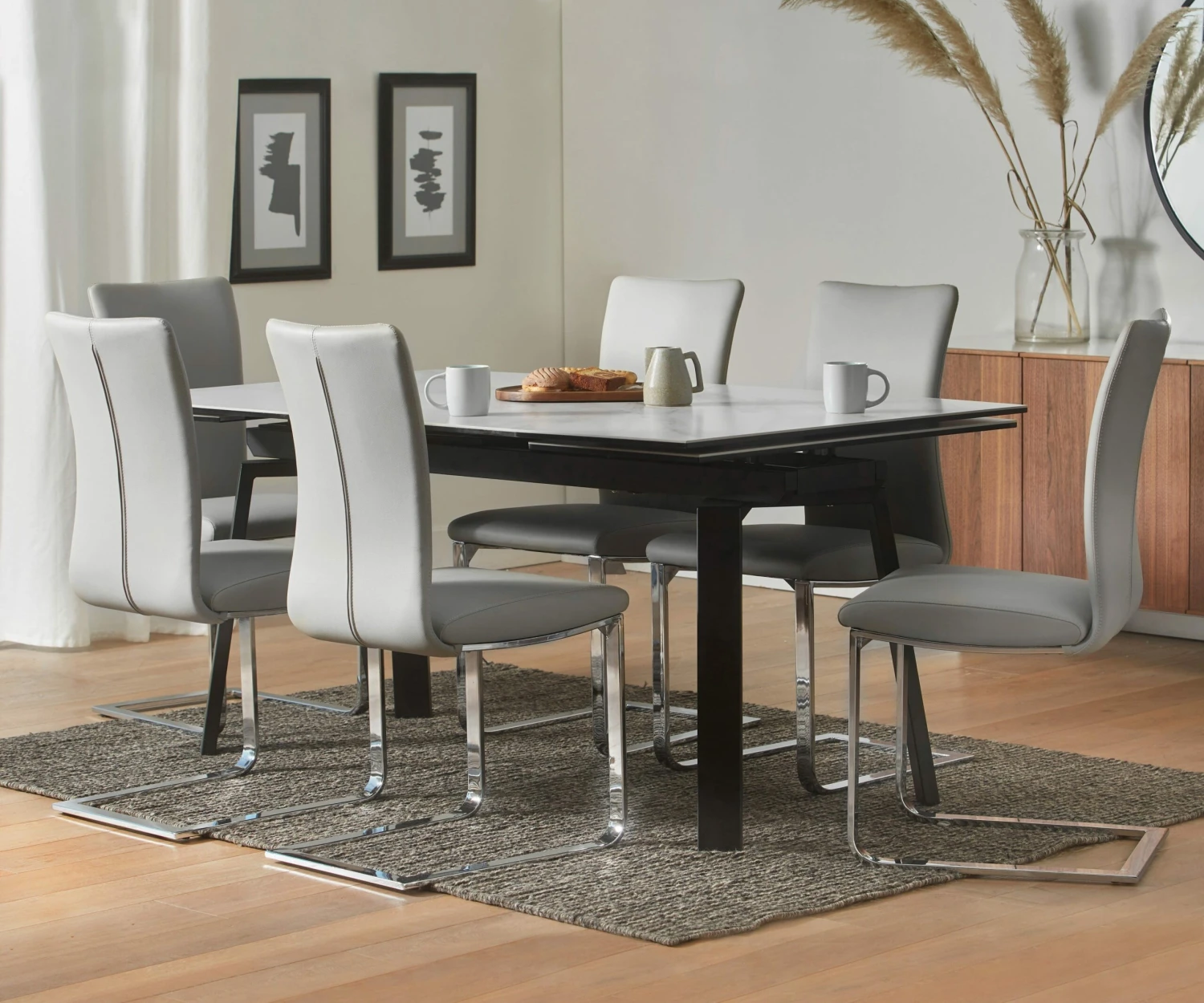 Promo π₯ C07 Desmi Extension Dining Table π 2 Promo π₯ C07 Desmi Extension Dining Table π - Image 2