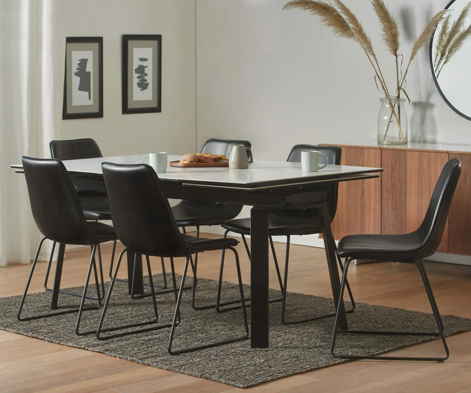 Promo π₯ C07 Desmi Extension Dining Table π 8 Promo π₯ C07 Desmi Extension Dining Table π - Image 8