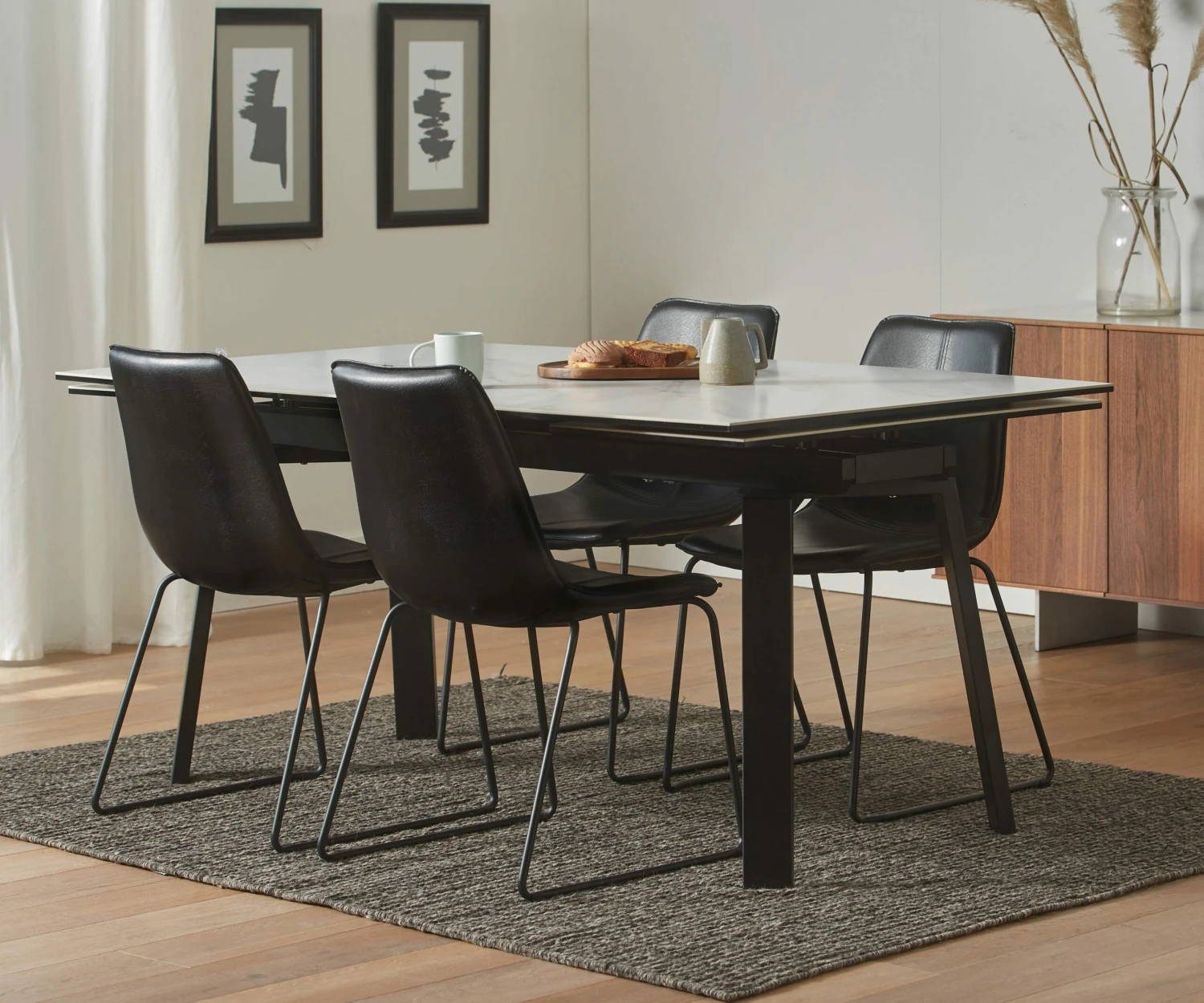 Promo π₯ C07 Desmi Extension Dining Table π 3 Promo π₯ C07 Desmi Extension Dining Table π - Image 3