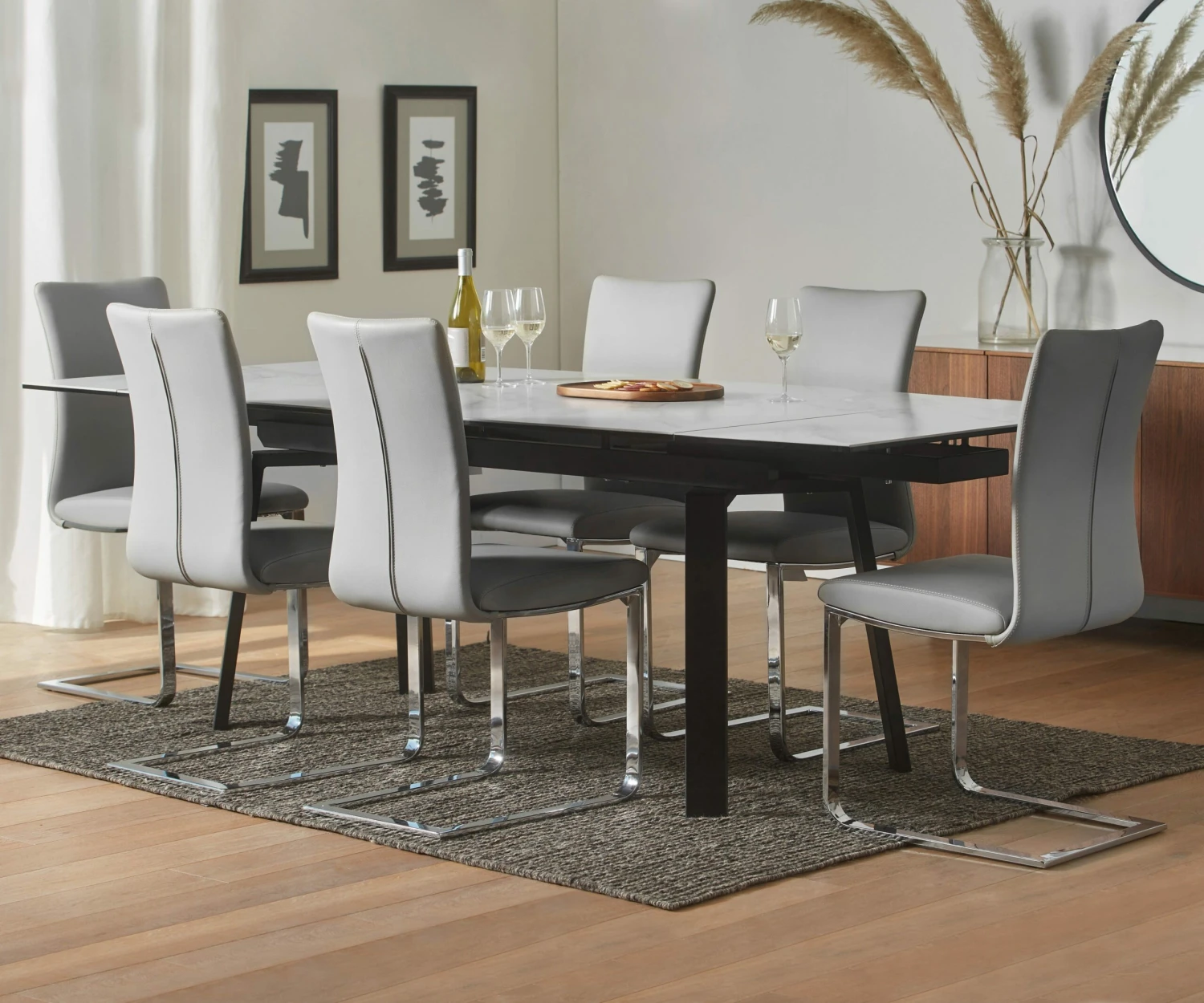Promo π₯ C07 Desmi Extension Dining Table π 9 Promo π₯ C07 Desmi Extension Dining Table π - Image 9