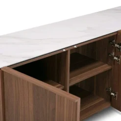 Best Sale 😉 C07 Acero Sideboard 🌟 -Table Gleam Sales C07 O334 1 W WH 3