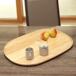 Discount 🎉 C57 Oyer Oval Serving Tray - Ash ✔️ -Table Gleam Sales C57 Oyer Tray Ash WEB