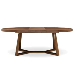Top 10 🛒 E07 Oliver Oval Extension Dining Table 😉 -Table Gleam Sales E07 MD 1002OV W 1