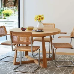 Flash Sale ⭐ E07 Oliver Round Extension Dining Table ❤️ -Table Gleam Sales E07 Oliver Table V1 WEB 97ac47f7 abec 4f0d 9aed c6f6ca268efe