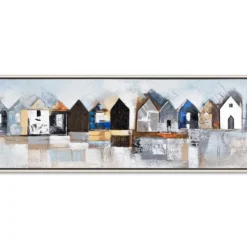 Coupon 🎁 F27 Fishing Village Oil Painting 😉