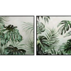 Outlet ❤️ F27 Jungle View II Oil Painting ✔️ -Table Gleam Sales F27 J2 2739N 4C 4a