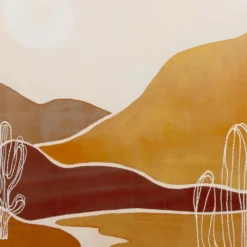 Outlet ✨ F27 Desert Oil Painting 😍 -Table Gleam Sales F27 V2 3005N 2C 3a