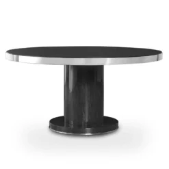 New 🎁 H05 Svante 60" Round Dining Table ✨ -Table Gleam Sales H05 N131T5 DT SMK 1 upd