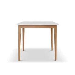 New 🥰 I35 Eptri Rectangular Extension Dining Table ⭐ -Table Gleam Sales I35 0087 I35 EPT REC DT N WH 02