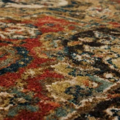 Brand new 🛒 K01 Spice Market Dhahar Rug Runner - Garent 🌟 -Table Gleam Sales K01 0013 Dhahar Garnet 9093830048063094 Closeup Tiny