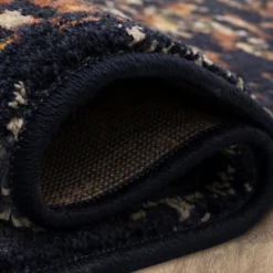 Budget 💯 K01 Soiree Damascus Rug Runner - Indigo 🔥 -Table Gleam Sales K01 Damascus Indigo 02 cc456283 b29f 448b b2a3 2d7986158690