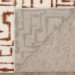 Budget 💯 K01 Soiree Sazerac Rug - Rose Gold ❤️ -Table Gleam Sales K01 Sazerac RoseGold 05