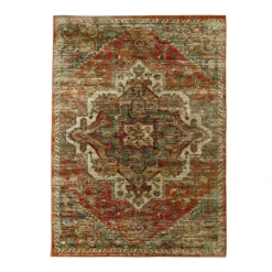 New 😀 K01 Elements Kasbar Rug - Spice ✨