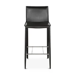 Promo ⌛ M18 Bastian Bar Stool ⌛ -Table Gleam Sales M18 15BASTIAN BAR BK 01
