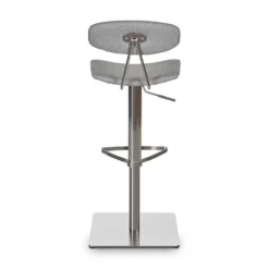 Deals ❤️ M18 Lena Fabric Adjustable Counter and Bar Stool ✨ -Table Gleam Sales M18 16LENA BAR LTGY 04