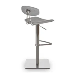 Deals ❤️ M18 Lena Fabric Adjustable Counter and Bar Stool ✨ -Table Gleam Sales M18 16LENA BAR LTGY 05