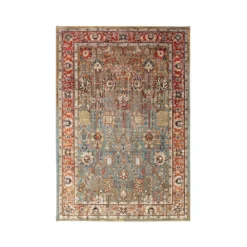 Deals ⌛ K01 Spice Market Myanmar Rug- Aquamarine 🧨