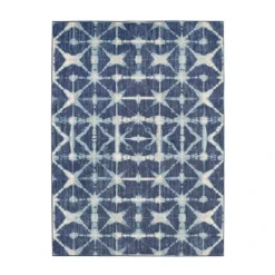 Best Sale π K01 Expressions Triangle Accordion Rug - Indigo π