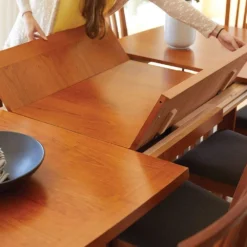 Flash Sale ❤️ S27 Norgaard Extension Dining Table ✔️ -Table Gleam Sales S27 NORGAARD DINING GIF 2 WEB