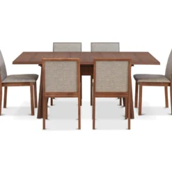 Top 10 🔔 S27 Randers Rectangular Extension Table - Walnut 💯 -Table Gleam Sales S27 SM13 W 008