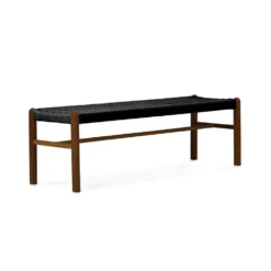 Brand new ⌛ S29 Raholt 56" Rope Bench 👏 -Table Gleam Sales S29 52BENCH T 02