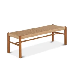 Brand new ⌛ S29 Raholt 56" Rope Bench 👏 -Table Gleam Sales S29 7002 52BENCH T 02